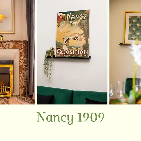 Apartamento Thermal à 2 Min -le 1909- 8 Pers- Parking Chez Julie Nancy