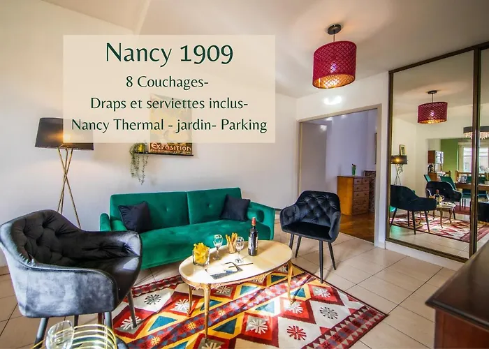 Apartman Thermal A 2 Min -le 1909- 8 Pers- Parking Chez Julie Nancy