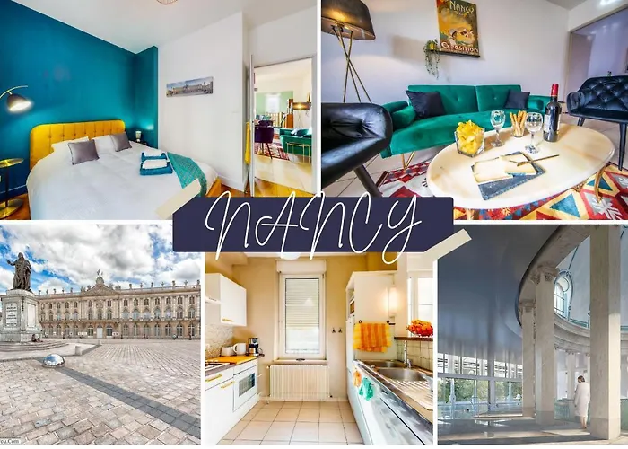 Apartamento Thermal à 2 Min -le 1909- 8 Pers- Parking Chez Julie Nancy