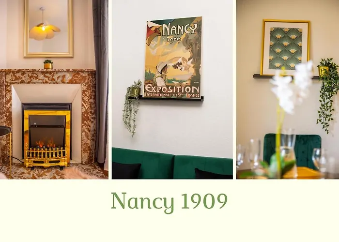 Apartamento Thermal à 2 Min -le 1909- 8 Pers- Parking Chez Julie Nancy